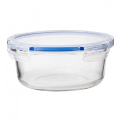 Pote Hermético 580ml Redondo De Vidro Borossilicato